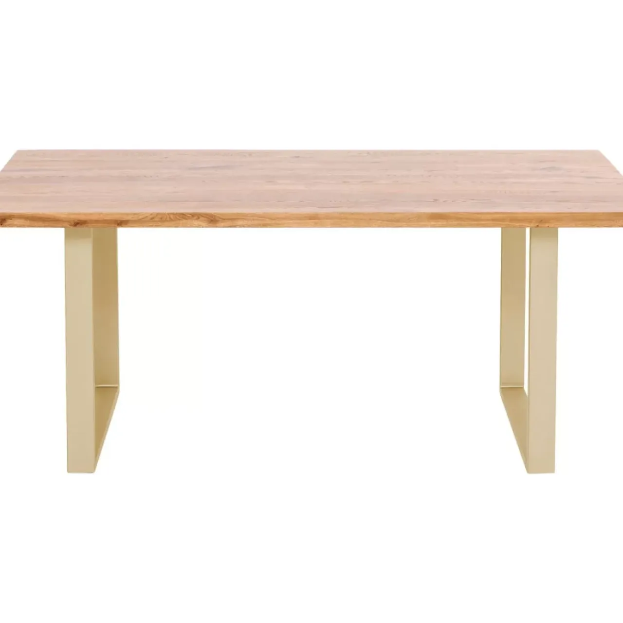 Tische-KARE Design Tisch Jackie Eiche Messing 160X80