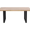 Tische-KARE Design Tisch Jackie Eiche Schwarz 160X80