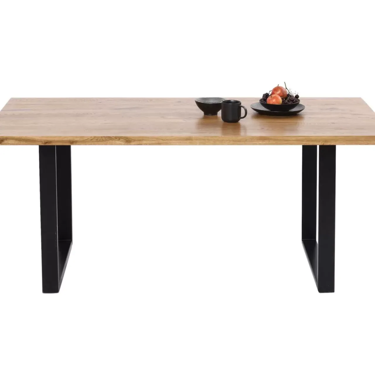Tische-KARE Design Tisch Jackie Eiche Schwarz 160X80