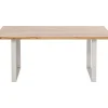 Tische-KARE Design Tisch Jackie Eiche Silber 160X80