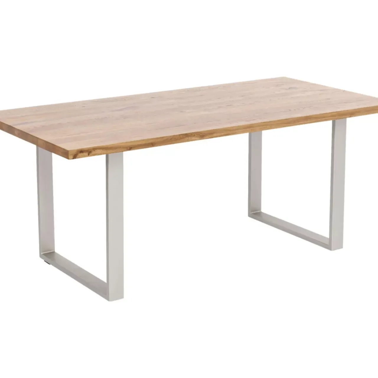 Tische-KARE Design Tisch Jackie Eiche Silber 160X80