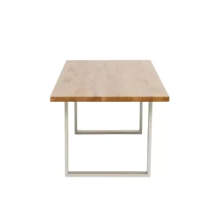 Tische-KARE Design Tisch Jackie Eiche Silber 160X80