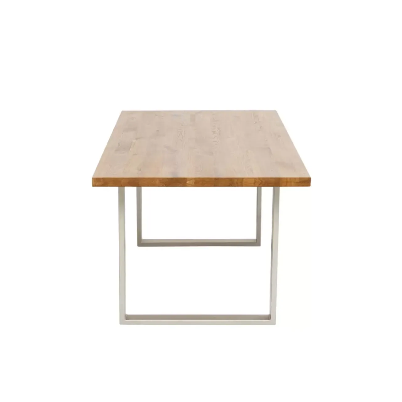 Tische-KARE Design Tisch Jackie Eiche Silber 160X80