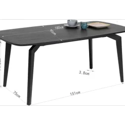Tische-KARE Design Tisch Milano 180X90