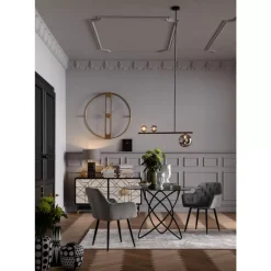 Tische-KARE Design Tisch Molekular Schwarz O120Cm