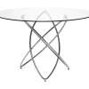 Tische-KARE Design Tisch Molekular Silber O120Cm
