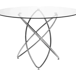 Tische-KARE Design Tisch Molekular Silber O120Cm