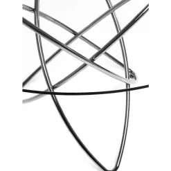 Tische-KARE Design Tisch Molekular Silber O120Cm