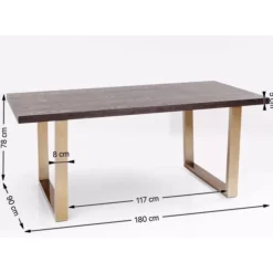 Tische-KARE Design Tisch Osaka Duo 180X90Cm