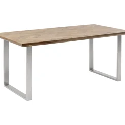 Tische-KARE Design Tisch Parquet Chrom 180X90