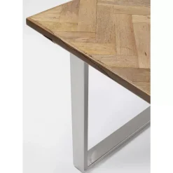 Tische-KARE Design Tisch Parquet Chrom 180X90