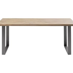 Tische-KARE Design Tisch Parquet Rohstahl 180X90Cm