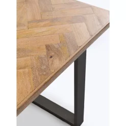Tische-KARE Design Tisch Parquet Schwarz 180X90