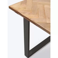Tische-KARE Design Tisch Parquet Schwarz 180X90