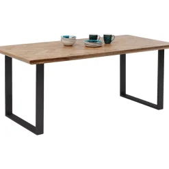 Tische-KARE Design Tisch Parquet Schwarz 180X90