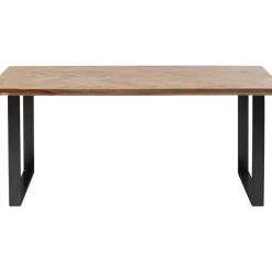 Tische-KARE Design Tisch Parquet Schwarz 180X90