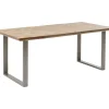 Tische-KARE Design Tisch Parquet Silber 180X90