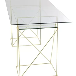 Tische-KARE Design Tisch Polar Messing Matt 8Mm Esg