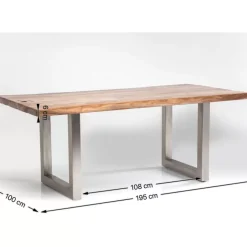 Tische-KARE Design Tisch Pure Nature 195X100Cm