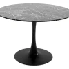 Tische-KARE Design Tisch Schickeria Marmor Schwarz O110Cm