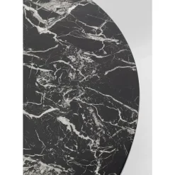 Tische-KARE Design Tisch Schickeria Marmor Schwarz O110Cm