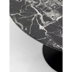 Tische-KARE Design Tisch Schickeria Marmor Schwarz O110Cm