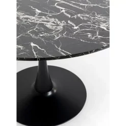 Tische-KARE Design Tisch Schickeria Marmor Schwarz O110Cm