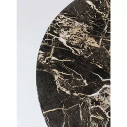 Tische-KARE Design Tisch Schickeria Marmor Schwarz O80Cm
