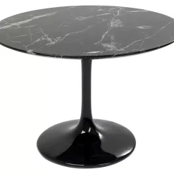 Tische-KARE Design Tisch Solo Marble Schwarz O110