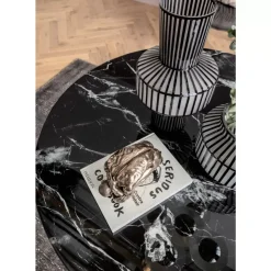 Tische-KARE Design Tisch Solo Marble Schwarz O110