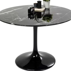 Tische-KARE Design Tisch Solo Marble Schwarz O110