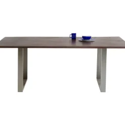 Tische-KARE Design Tisch Symphony Dunkel Chrom 200X100