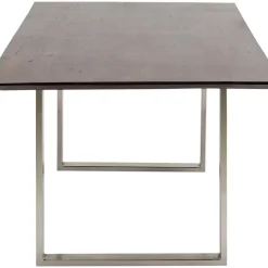 Tische-KARE Design Tisch Symphony Dunkel Chrom 200X100