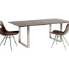 Tische-KARE Design Tisch Symphony Dunkel Chrom 160X80