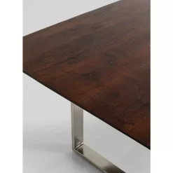 Tische-KARE Design Tisch Symphony Dunkel Chrom 160X80