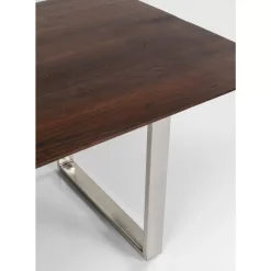 Tische-KARE Design Tisch Symphony Dunkel Chrom 160X80