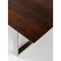 Tische-KARE Design Tisch Symphony Dunkel Chrom 180X90