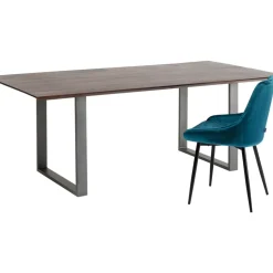 Tische-KARE Design Tisch Symphony Dunkel Rohstahl 180X90
