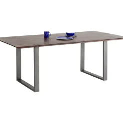 Tische-KARE Design Tisch Symphony Dunkel Rohstahl 200X100