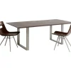 Tische-KARE Design Tisch Symphony Dunkel Silber 200X100