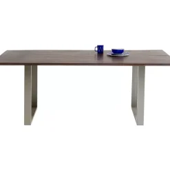Tische-KARE Design Tisch Symphony Dunkel Silber 200X100