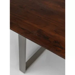 Tische-KARE Design Tisch Symphony Dunkel Silber 200X100
