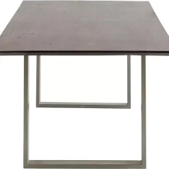 Tische-KARE Design Tisch Symphony Dunkel Silber 180X90