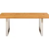 Tische-KARE Design Tisch Symphony Eiche Chrom 200X100