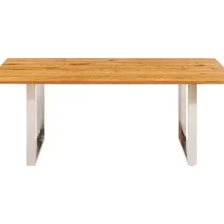 Tische-KARE Design Tisch Symphony Eiche Chrom 180X90