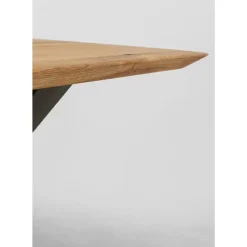 Tische-KARE Design Tisch Symphony Eiche Cross Schwarz 200X100Cm