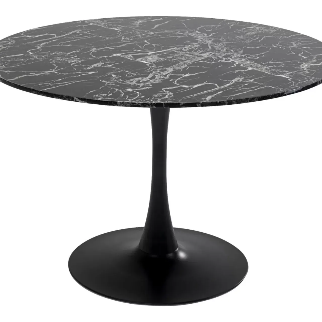 Tische-KARE Design Tisch Veneto Marmor Schwarz O110Cm