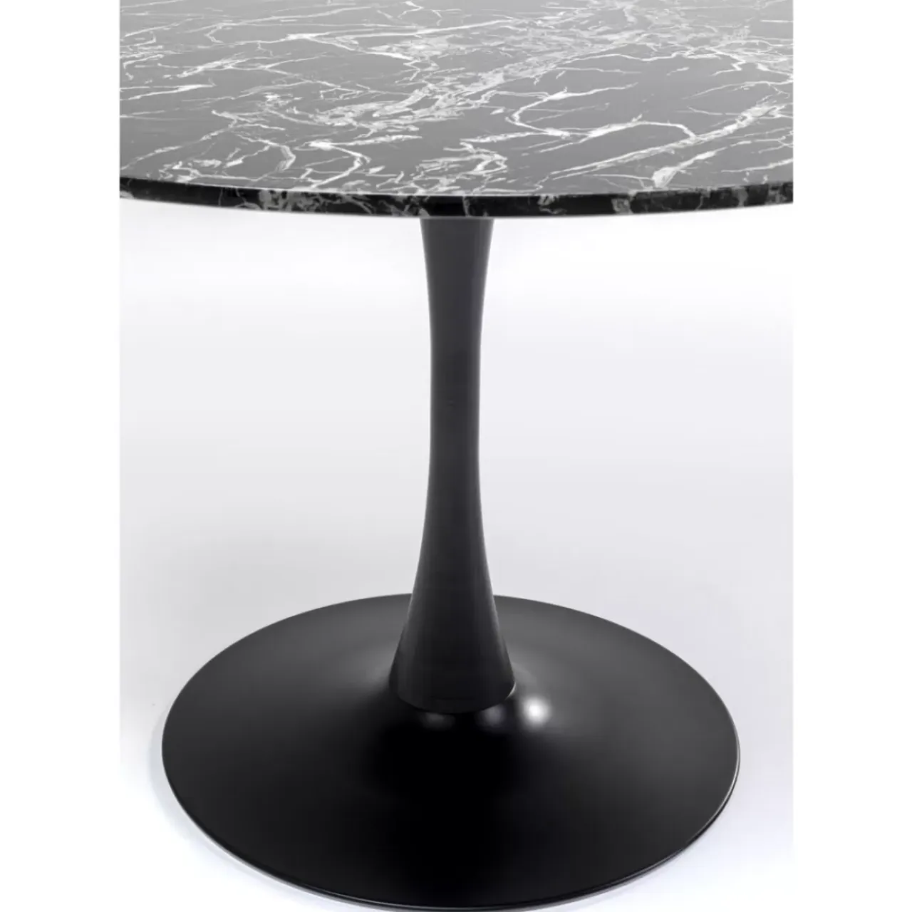 Tische-KARE Design Tisch Veneto Marmor Schwarz O110Cm