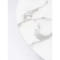 Tische-KARE Design Tisch Veneto Marmor Weis O110Cm