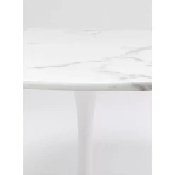 Tische-KARE Design Tisch Veneto Marmor Weis O110Cm